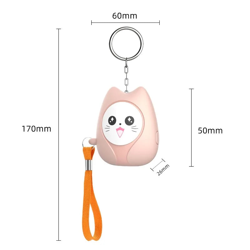 Personal Safety Alarm 130Db — Keychain Siren for Solo Travel